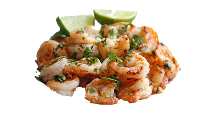 Marinated Shrimps lemon and cilantro